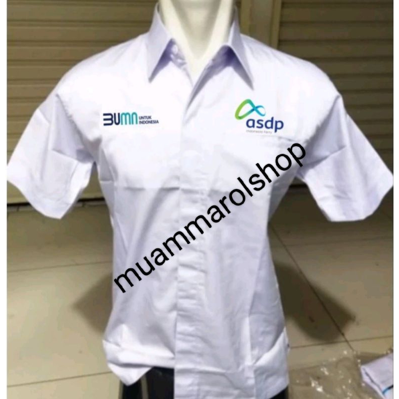 kemeja seragam BUMN asdp kemeja kantor BUMN asdp