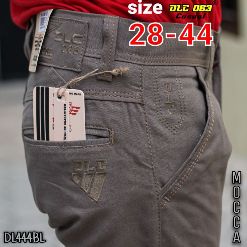 CELANA DLC Abu/ D loco jeans pria original / celana kanvas DLC