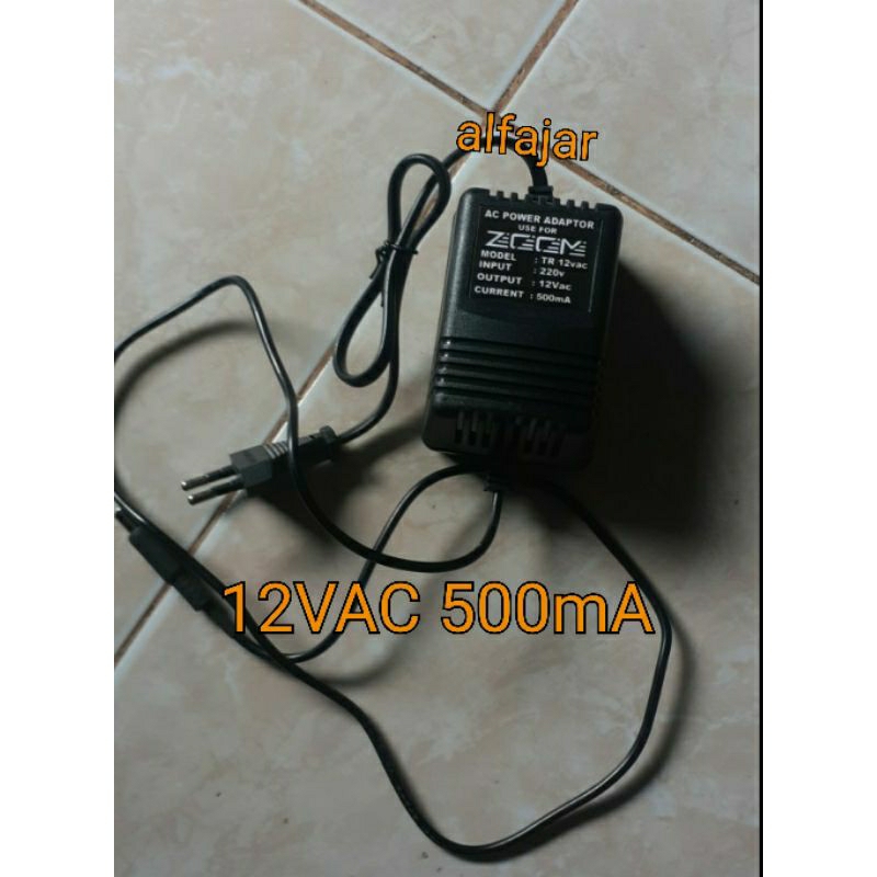 Adaptor untuk efek gitar Zoom 12V dc 500mA RFX - 1000 RFX-2000 GFX-4 GFX - 8