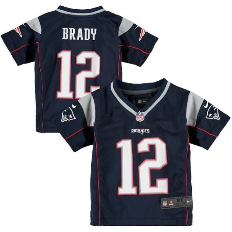 Jersey Nfl Anak Tom Brady New England Patriots Nike Game Jersey