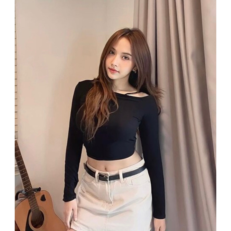 PO NACHA CROP TOP BIGSIZE PLUS SIZE SMALL