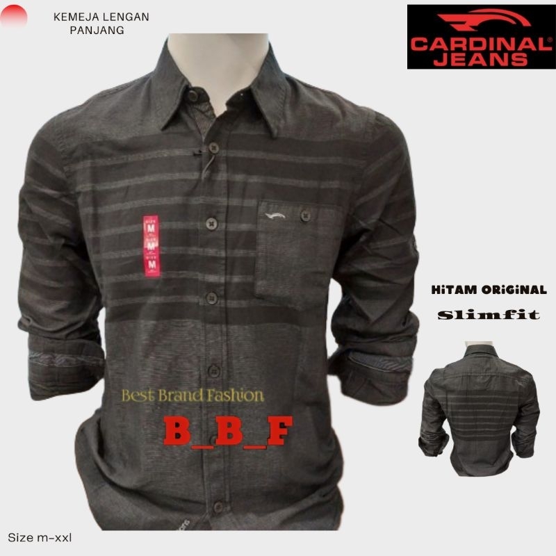 CARDINAL JEANS KEMEJA LENGAN PANJANG PANJANG SLIMFIT