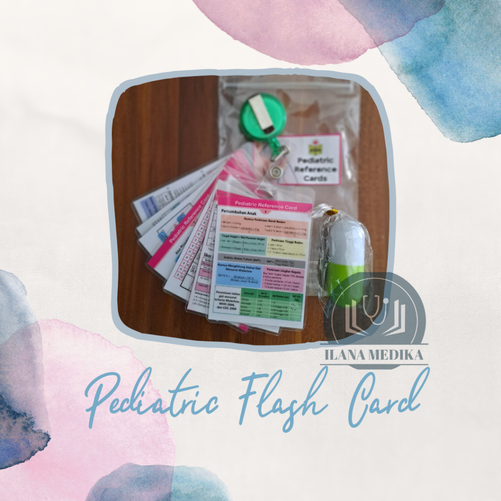 Medical Mini Card Pediatri MMN Card Anak Flash Card Pediatri Flash Card Anak Buku Saku Kedokteran