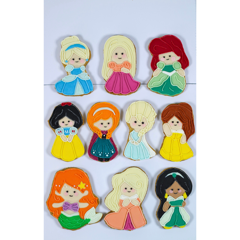 

Disney Cookies Princess Cookies Custom Cookies by Bela Cakery