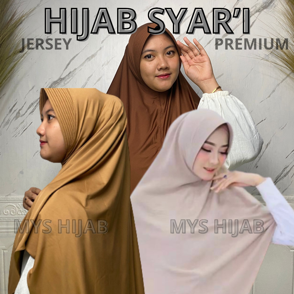 Oval Jumbo - Hijab Khimar Instan Syari Oval Jumbo