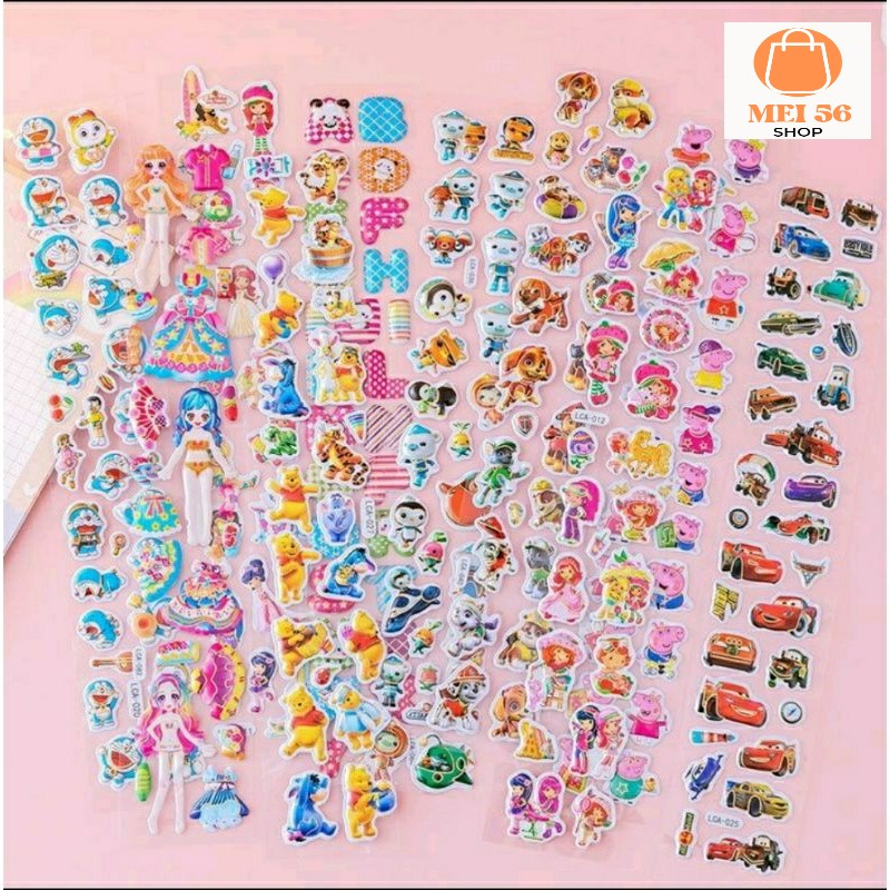

STIKER PANJANG TIMBUL / STICKER EMBOSS KARTUN MIX CEWEK COWOK