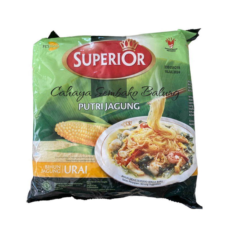 

Bihun Jagung Putri Jagung Superior