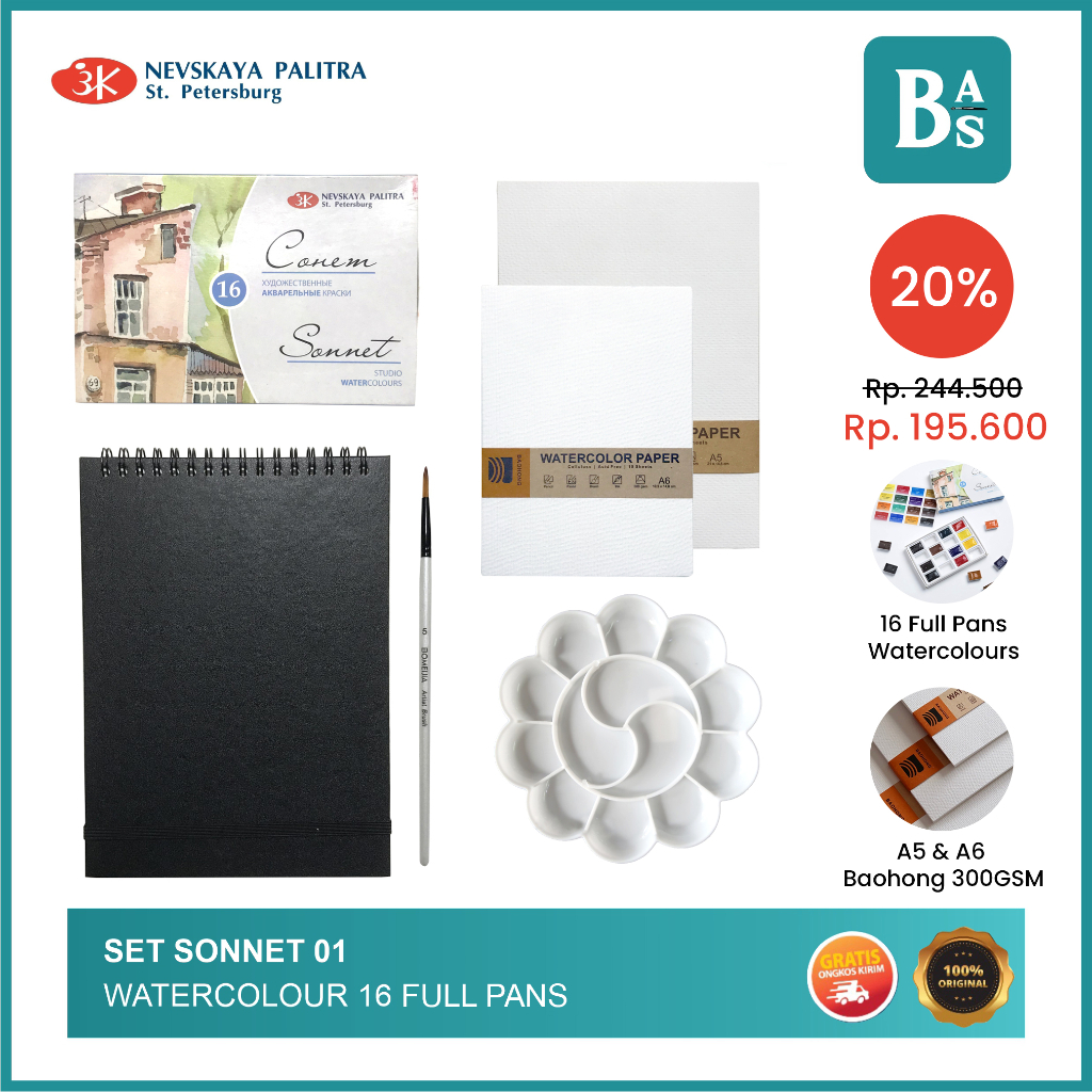 

Bali Art Supplies Sonnet Set 1