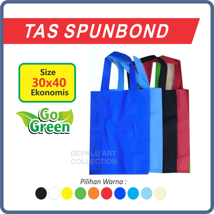 Tas Spunbond 30x40 Polos - Goodie bag Handle 30 x 40 Eco