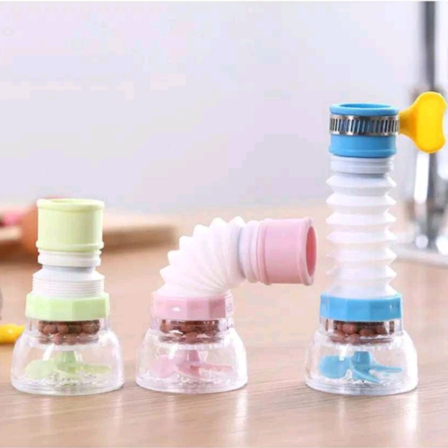Filter Saringan Kran Air Kipas Kincir Putar Saringan Kran Air Flexibel