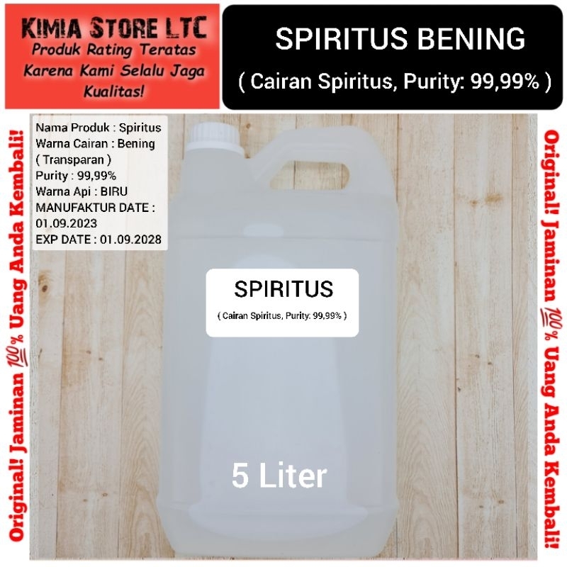 SPIRITUS BENING 5 Liter ( Purity 99,99% )