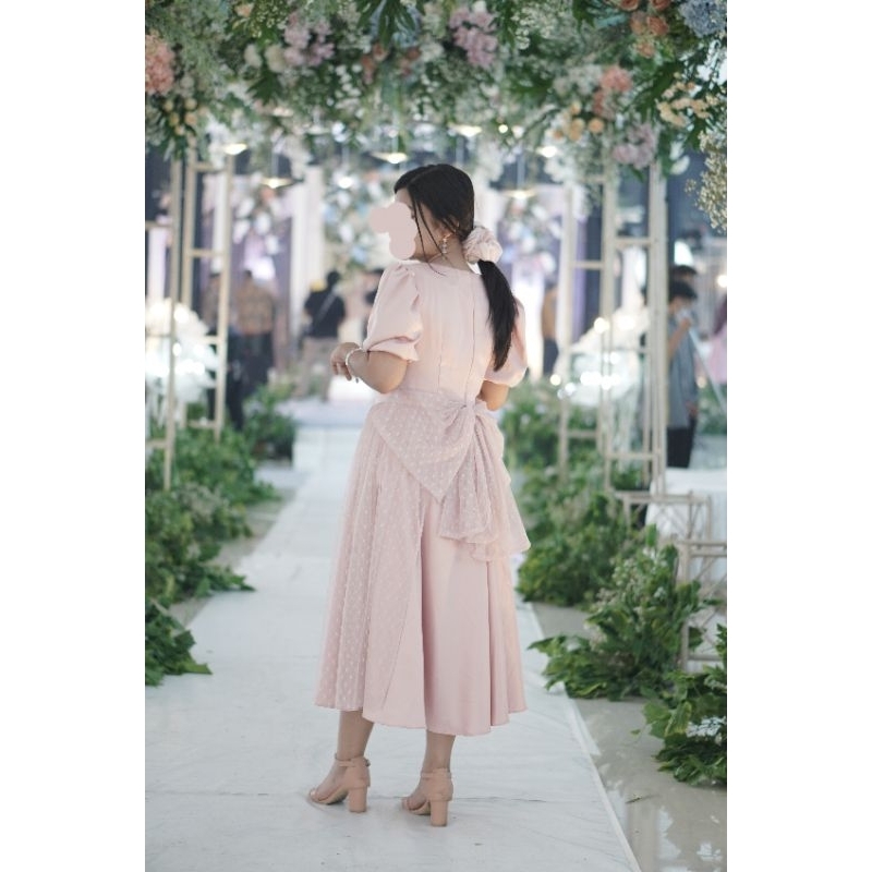 Preloved Bridesmaid Dress Powder Pink Princess