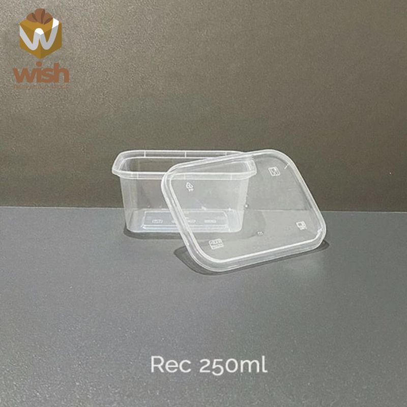 kotak plastik 250 ml / thinwall plastik 250 ml / cup puding 250 ml