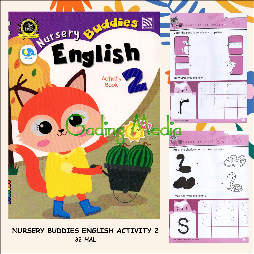 NURSERY BUDDIES ENGLISH ACTIVITY BOOK 2