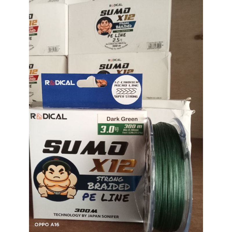 pe sumo x12 300m darkgreen