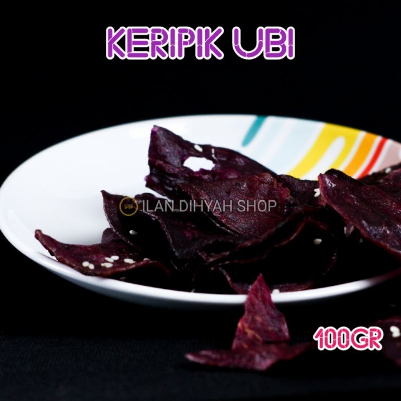 

ILAN DIHYAH SHOP - keripik ubi ungu renyah manis 100gr