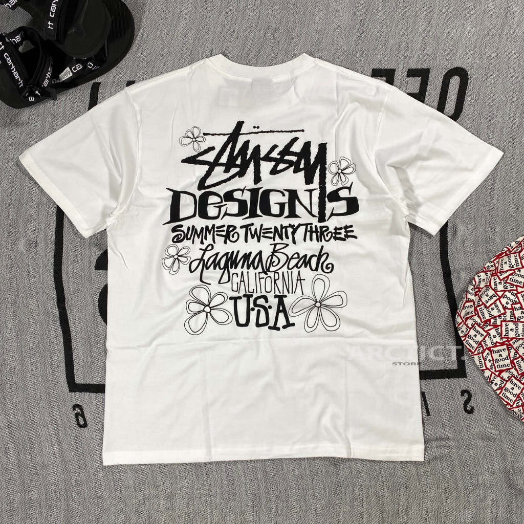 STUSSY SUMMER LB TEE - WHITE | KAOS STUSSY