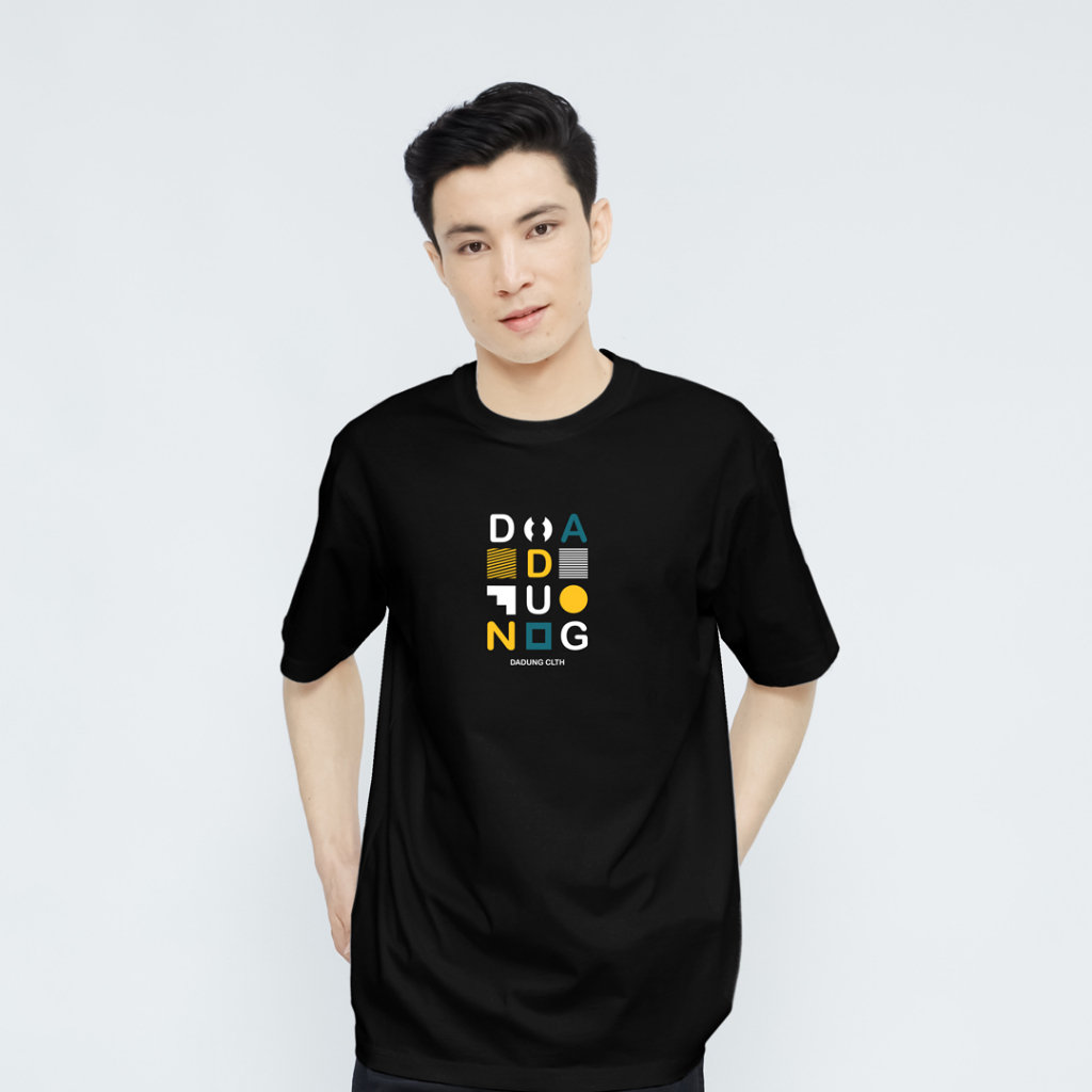 DADUNG | Kaos Pria Warna Hitam, Nyaman dan Stylish | CLOTH - T-SHIRT
