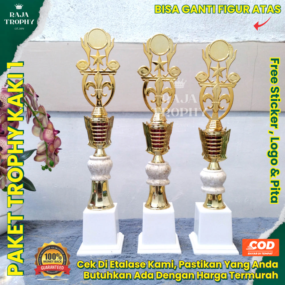 piala marmer pagoda pramuka trophy gold