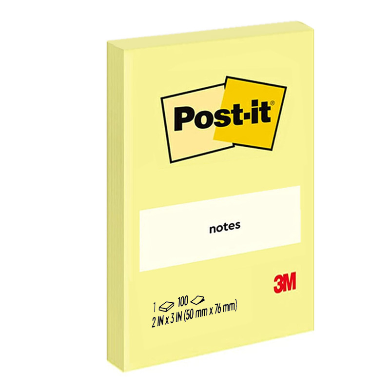 

POST IT 656 47,6MM X 73MM KUNING / 3M Post It Sticky Notes Memo 656