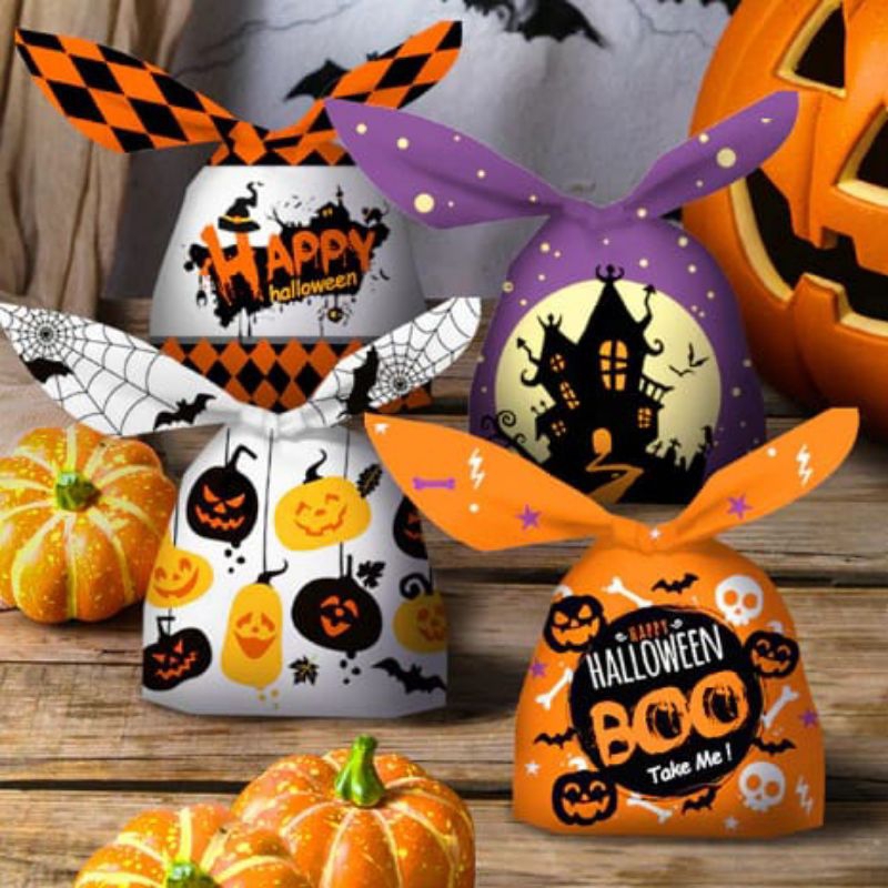 

Plastik Rabbit Halloween Plastik Souvenir Halloween Plastik Goodie Bag Halloween
