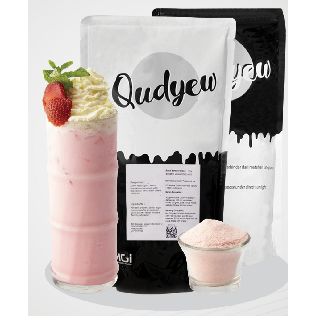 

COME FOOD STRAWBERRY POWDER 1000GRAM / SERBUK MINUMAN STROBERI 1KG