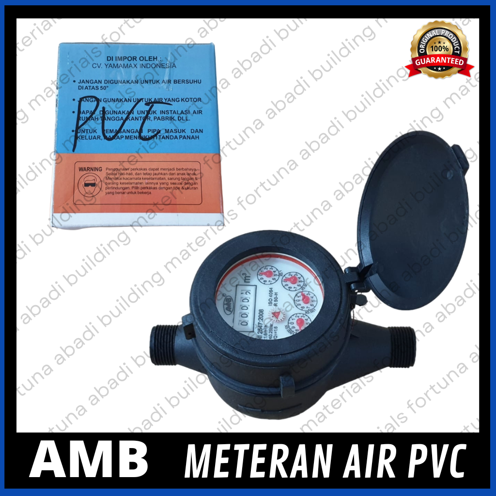 Meteran Air Merk AMB Meteran Air PDAM