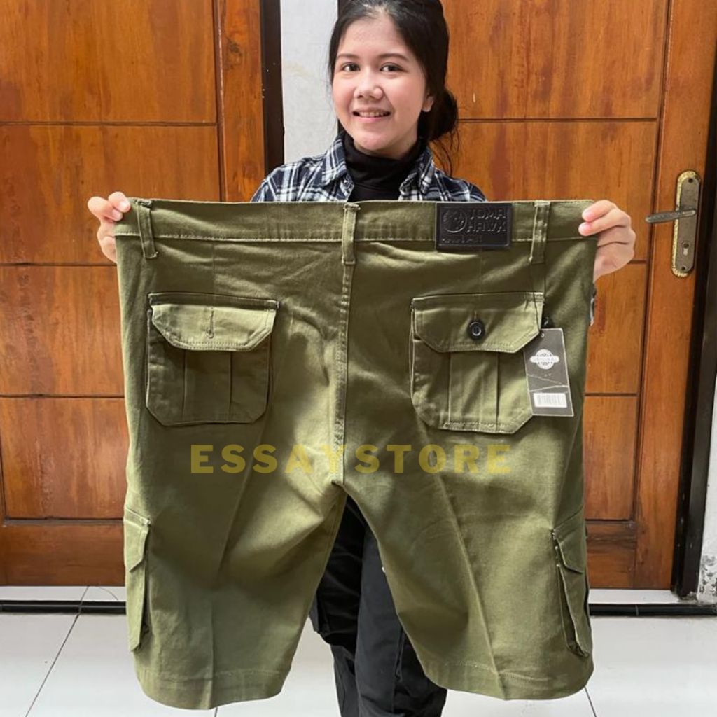 CBS-celana cargo pendek pria ukuran jumbo/36..38..40.42..44.46.48/celana cargo pendek jumbo/celana p