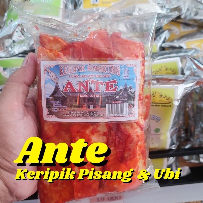 Ante Keripik Pisang & Keripik Ubi