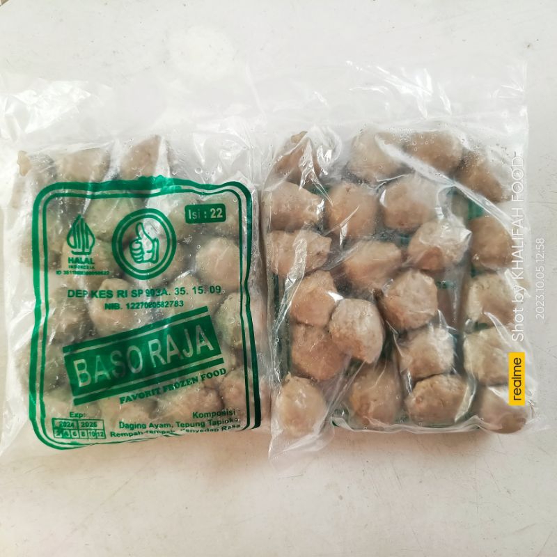 

Bakso raja isi 22 biji