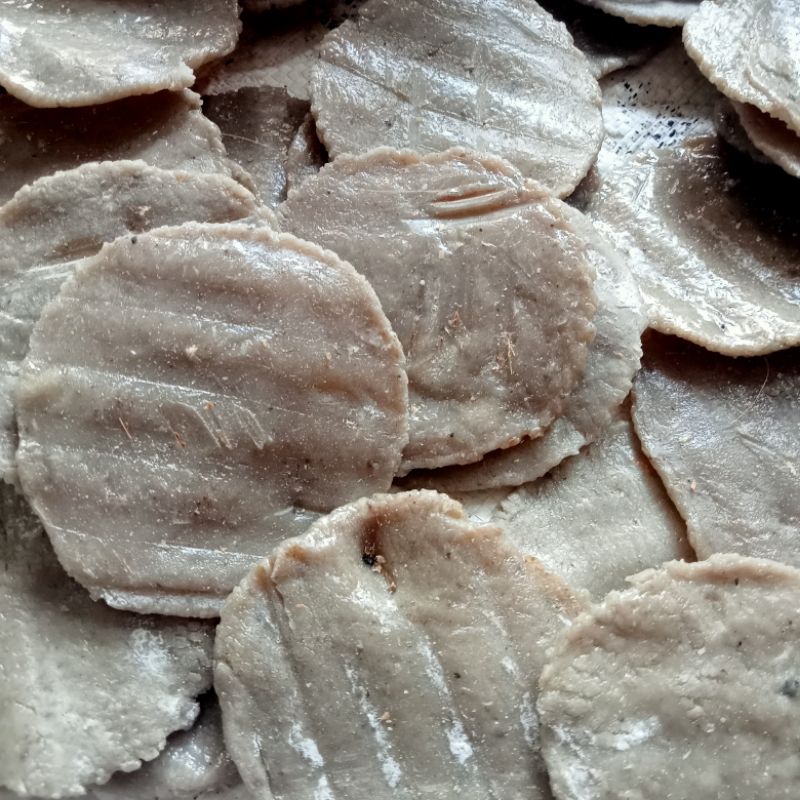 

Kerupuk mentah / Kempelang mentah ikan asli Palembang