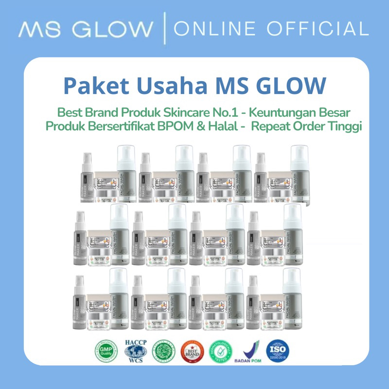 Join Reseller Member Skincare Ms Glow msglow ID Card Resmi