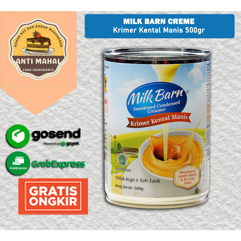 

Milkbarn Susu Krimer Kental Manis / Susu Kental manis / SKM @500gr