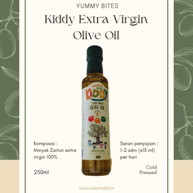 Yummy Bites Olive Oil/minyak goreng anak 250 ml