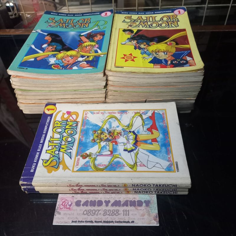 Komik Sailor Moon Warna Sailor Moon R Sailor Moon S Fullset