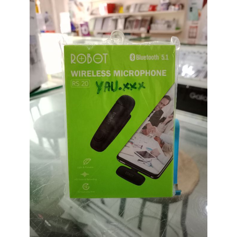 wireless microphone robot rs20