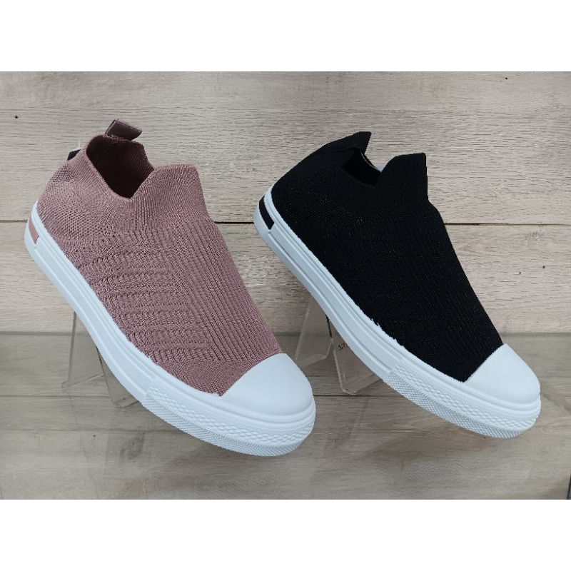 MASCOTTE SEPATU SLIP ON WANITA 103.017 Pink/Black