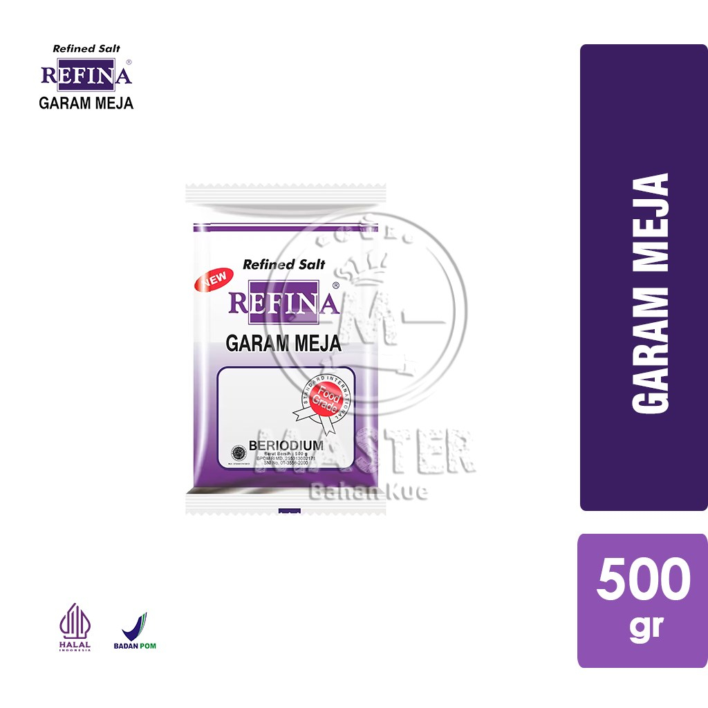 

Garam Meja Murni REFINA / Refined Salt [500 gr]