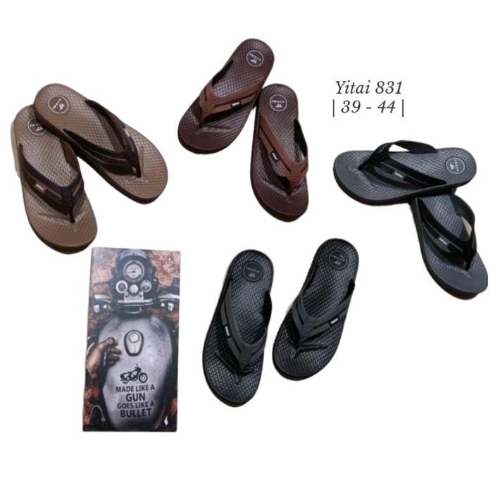 Sandal Jepit YITAI 831(39-44)/Sandal Jepit Pria/Sandal Jepit/Sandal Karet Pria/Sandal Karet/Sandal J
