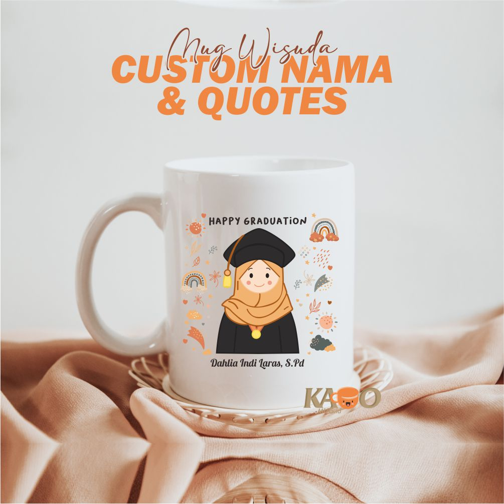 Mug Wisuda Custom Nama Mug Wisuda Unik Hadiah Unik Hadiah Wisuda Mug Murah Mug Mug Wisuda Gelas Perl