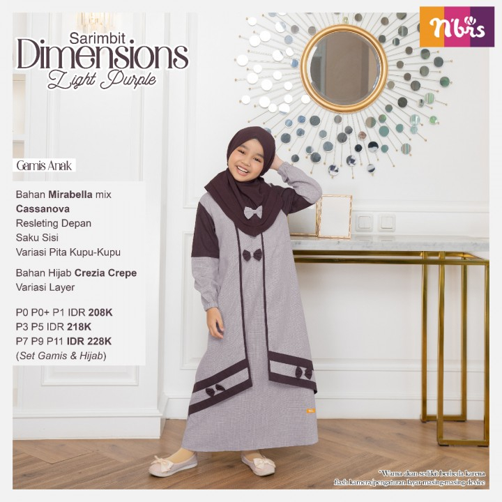 CUCI GUDANG GAMIS ANAK DIMENSIONS NIBRAS