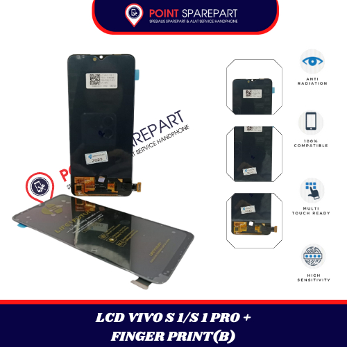Lcd Vivo S1/Vivo S1 Pro Support Finger Print Fullset Touchscreen