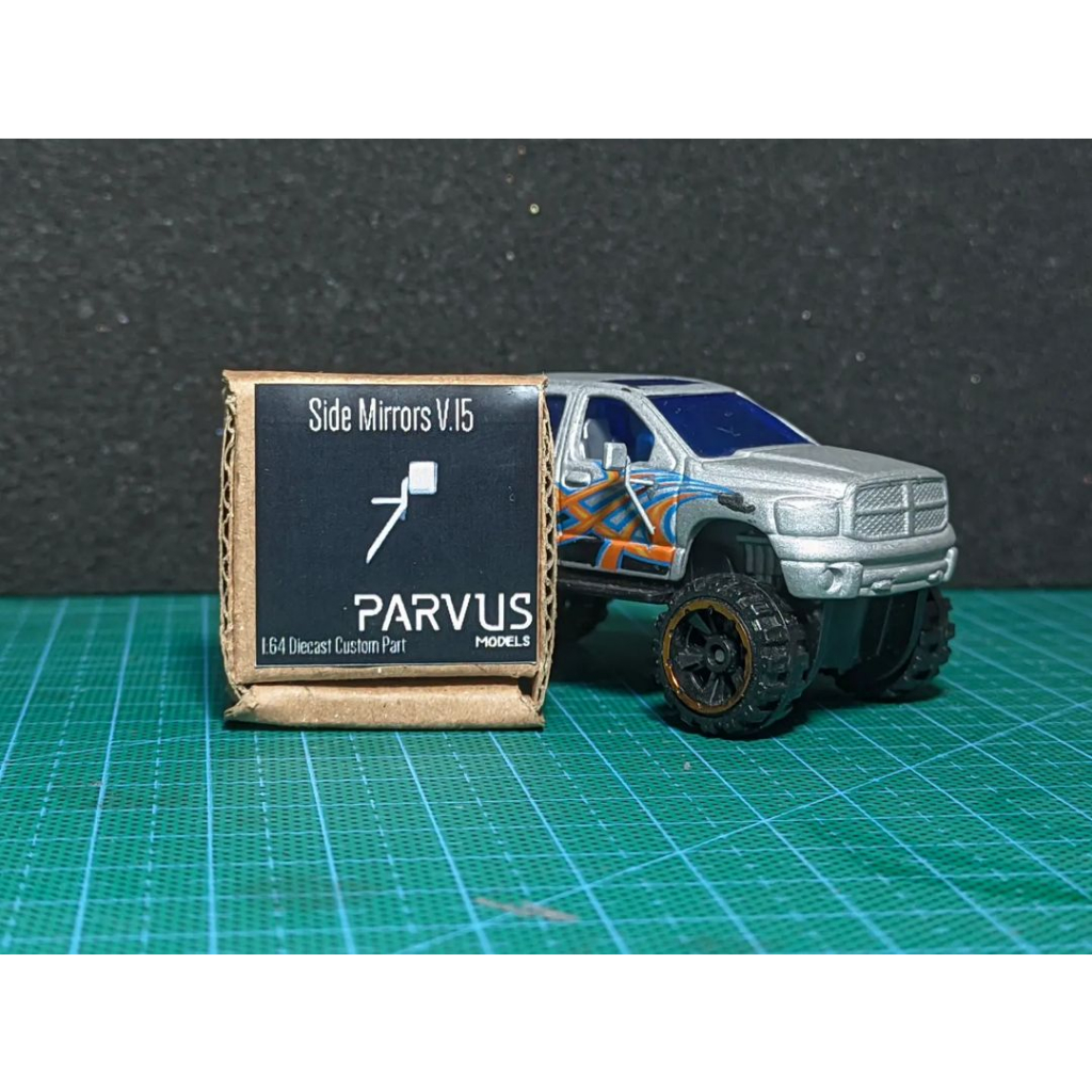 Parvus Models Side Mirrors v15 Spion Diecast Hot Wheels Tomica pickup