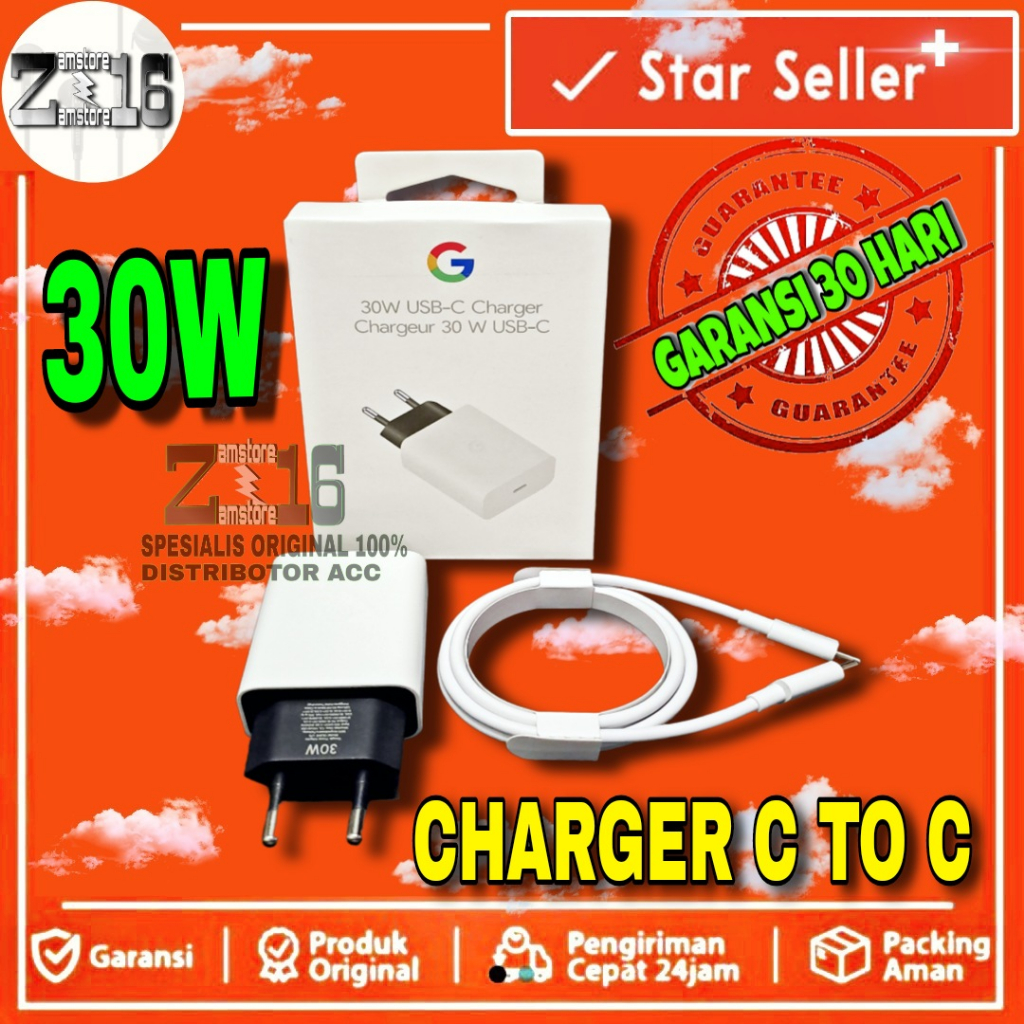 Charger Gogle Pixel Type C TO C 30W Fast Chraging 30Watt pixel 6a , pixel 6 Pro , pixel 5a 5g , pixe