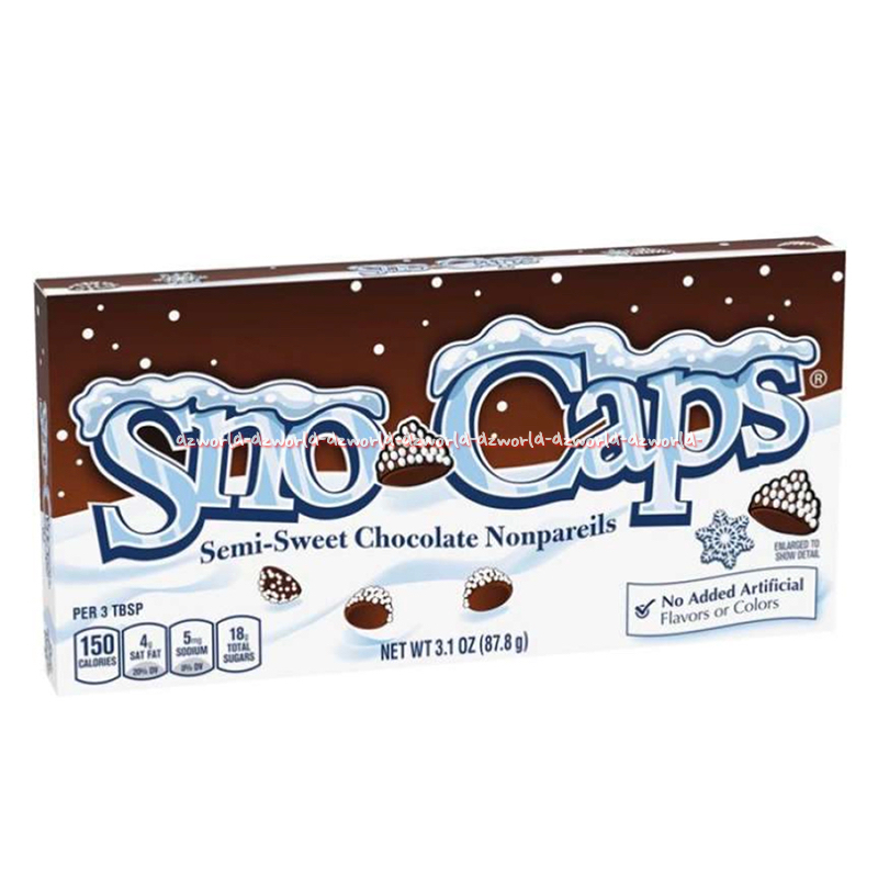 

Snowcap 97gr Semi Sweet Chocolate Nonpareils Coklat Import USA 150Kalori Cokelat Hiasan Tabur Snow Cap