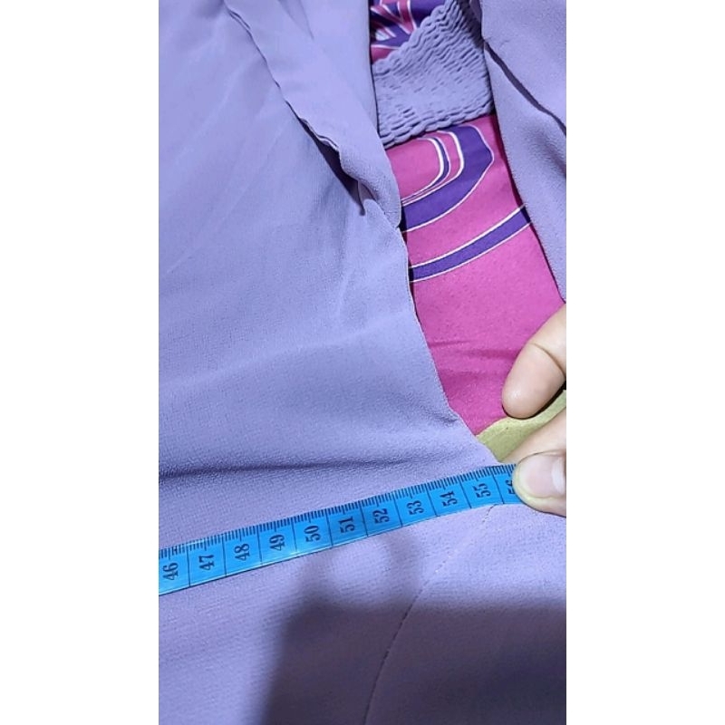 Gamis ceruti full furing Frilla