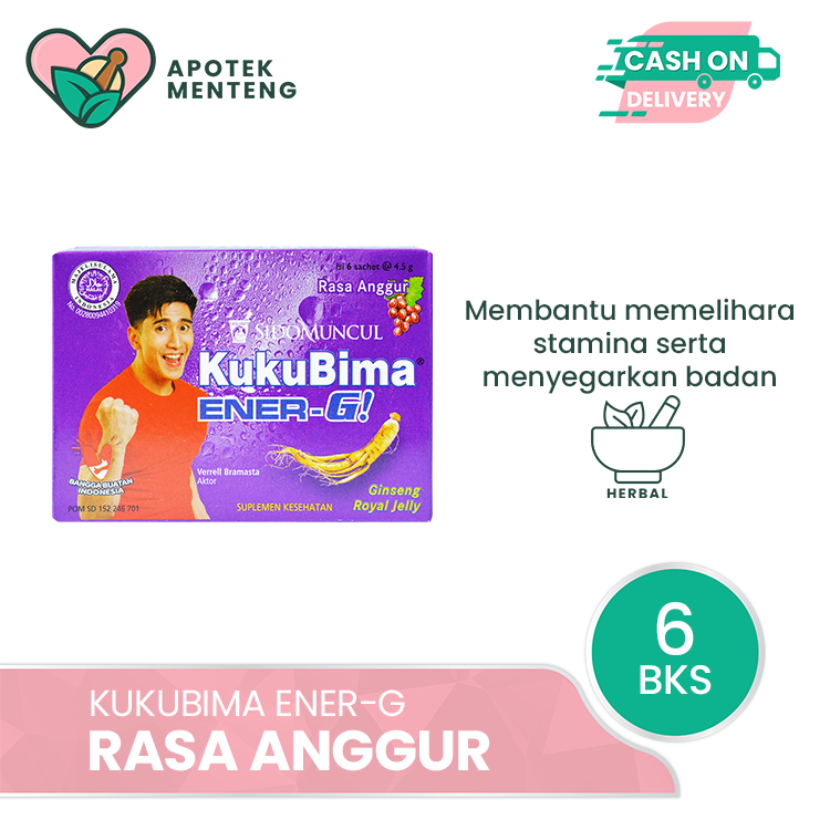 

KukuBima Ener-G Anggur 6 Sachet