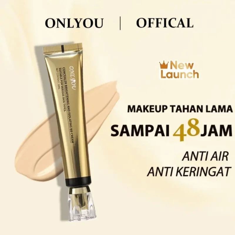 FOUNDATION GLOWING BPOM [COD] ONLY YOU ONLIYOJ Light Concealer Liquid Foundation Memperbaiki Conceal