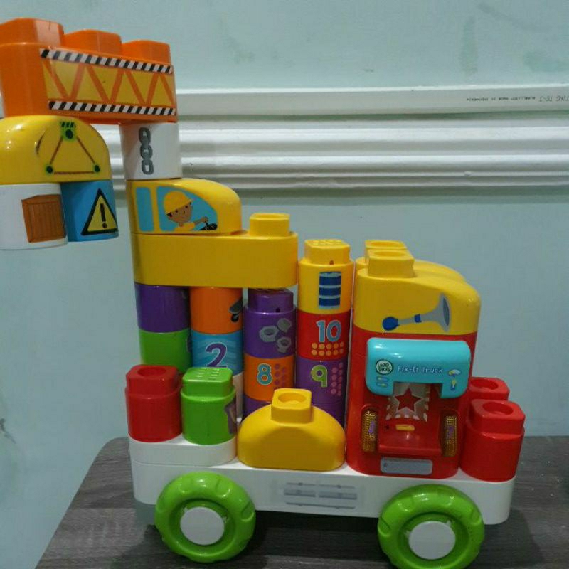 Leapfrog Leapbuilder Construction Truck Block Preloved