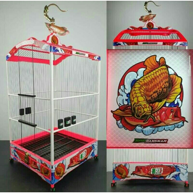 Sangkar  BRO Mentahan khusus ruji senar 1 mm. Ambrukan